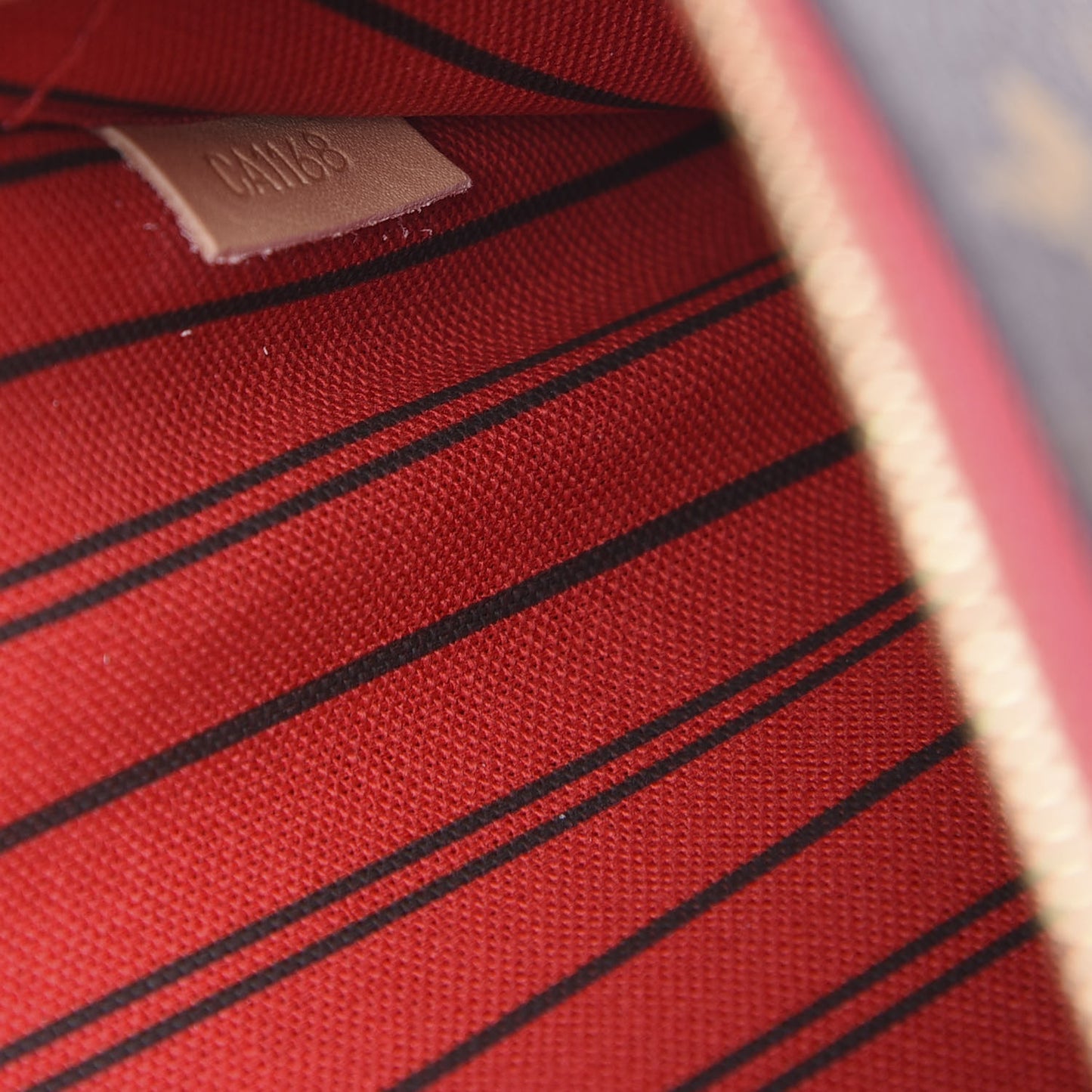 Monogram Neverfull MM GM Pochette Cherry