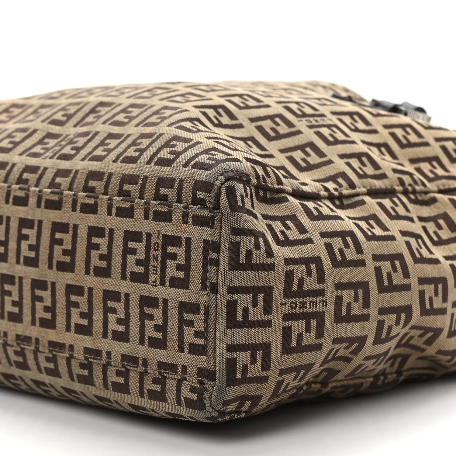 Fendi Zucchino Small Tote Tobacco 8 of 8