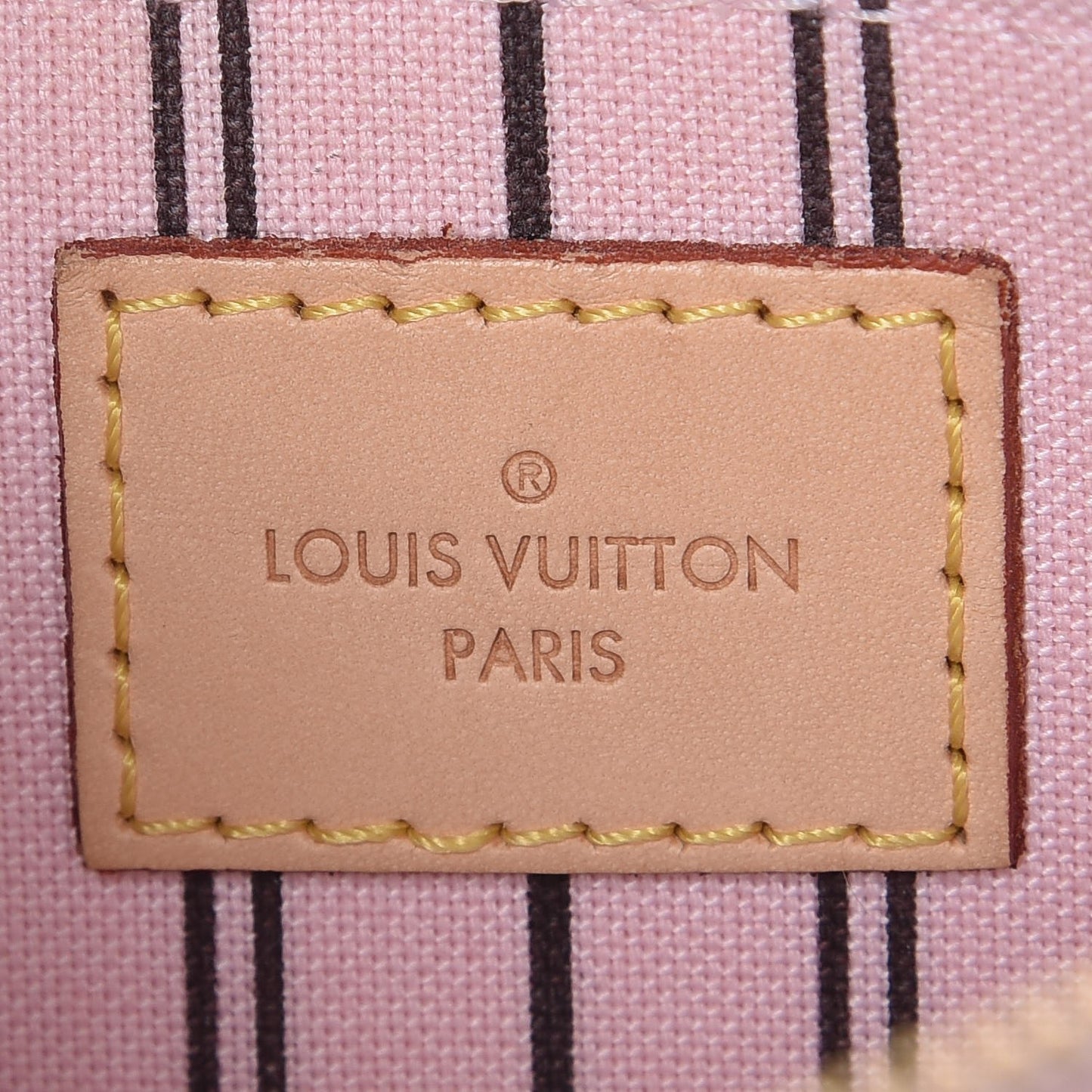 Monogram Neverfull MM GM Pochette Rose Ballerine
