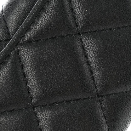 Chanel Lambskin Quilted 6 Key Holder Black 15 of 16