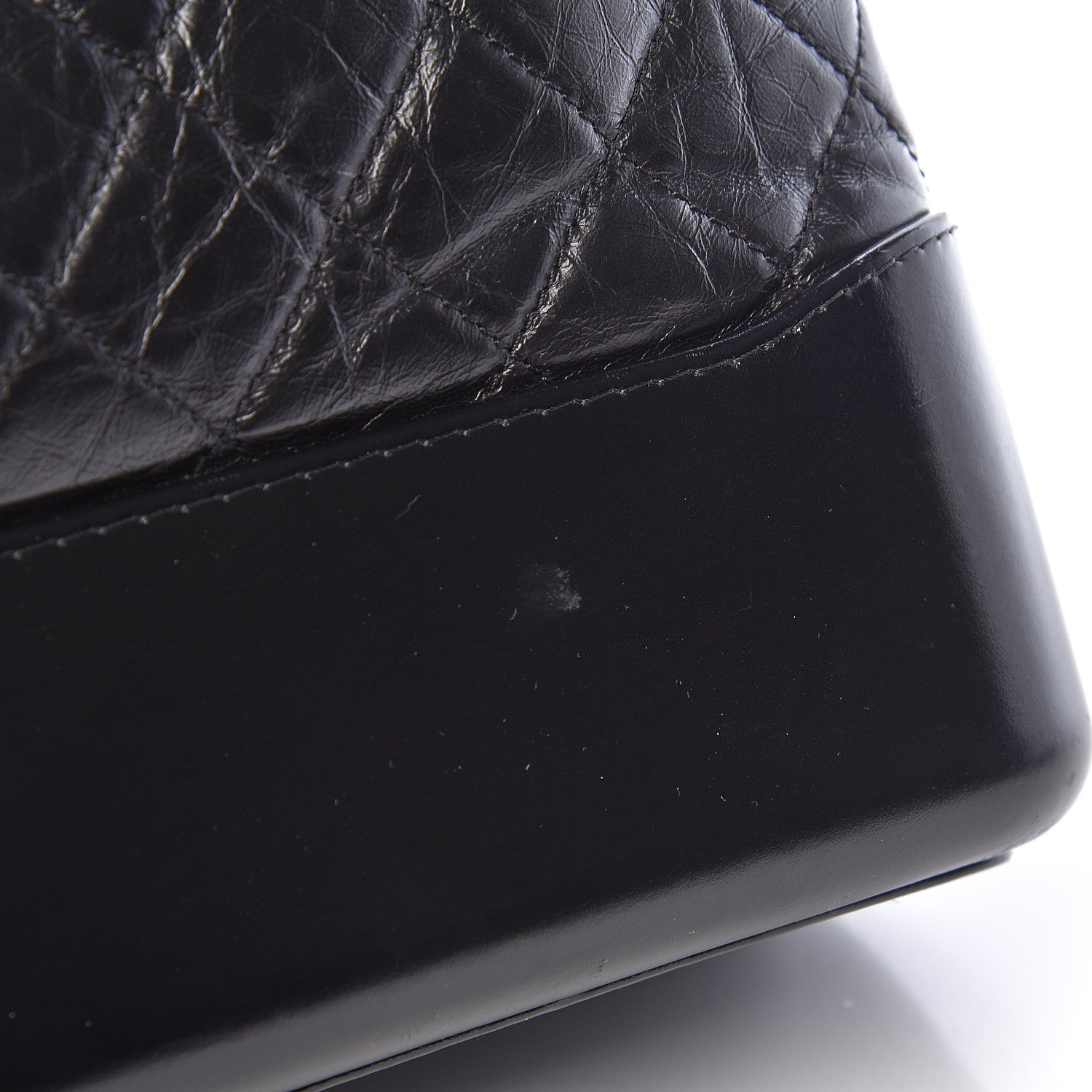 Chanel Aged Calfskin Quilted Large Gabrielle Hobo Black 18 of 18