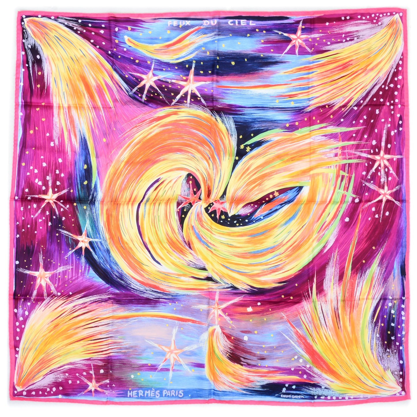 Silk Feux Du Ciel Scarf 90