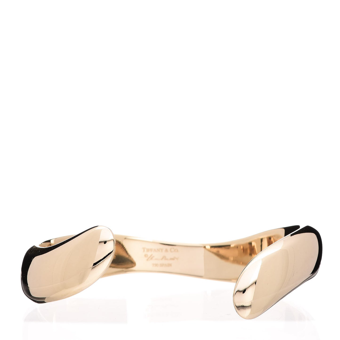 18K Yellow Gold Elsa Peretti Swirl Cuff Bracelet