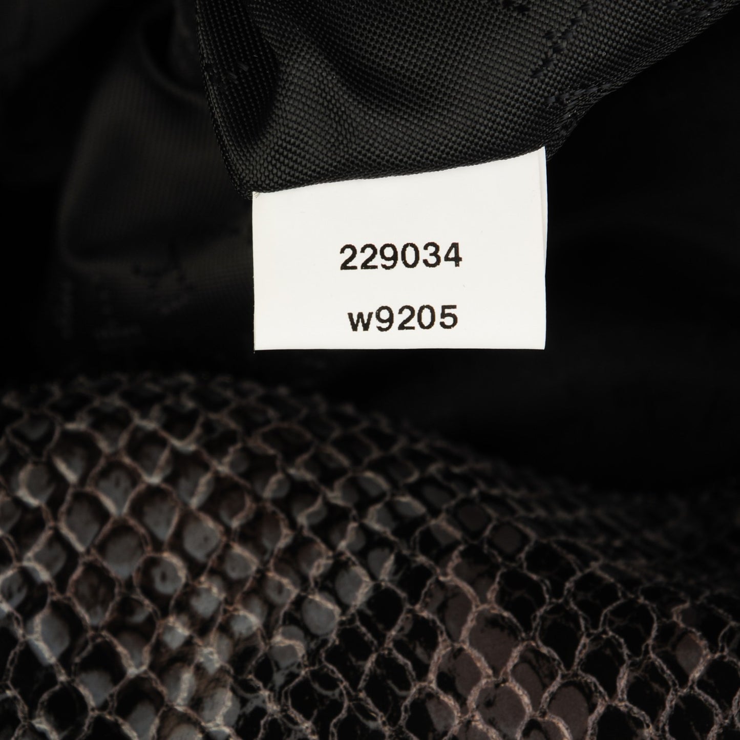 Eco Python Big Falabella Tote Dark Grey