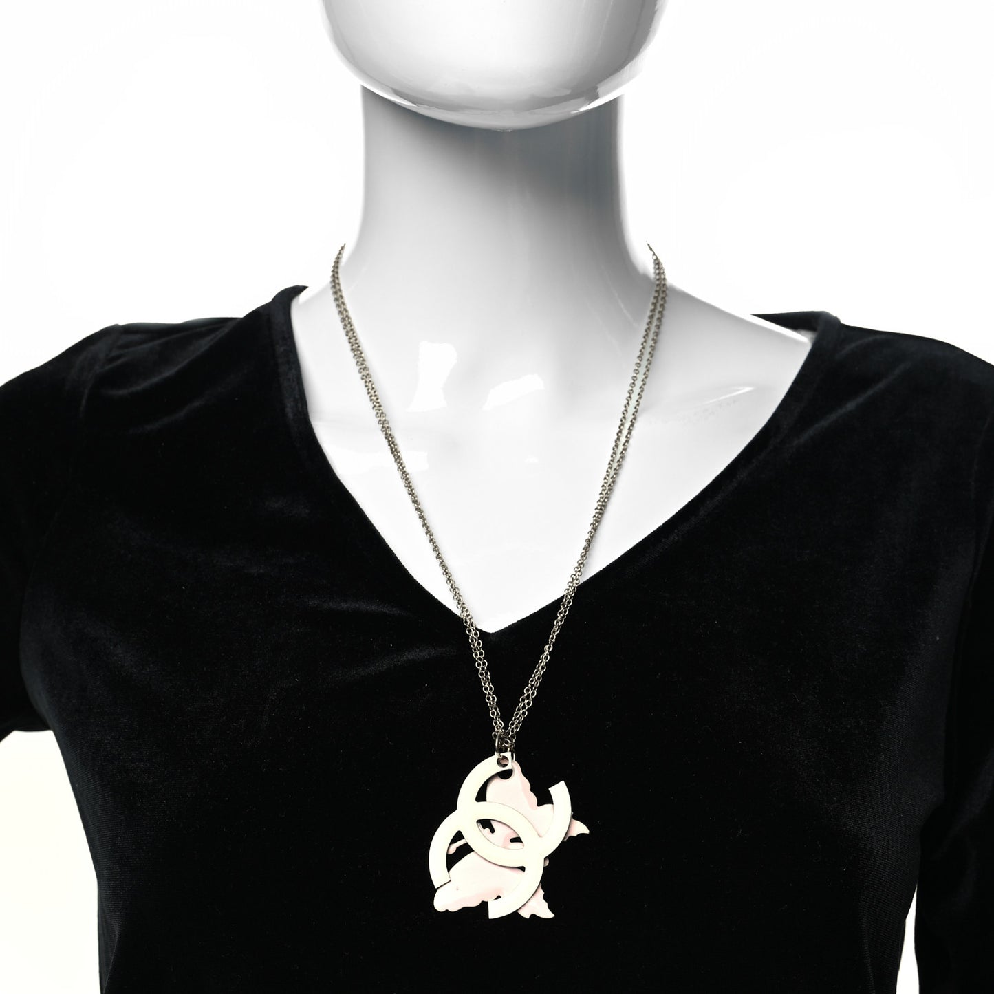 Resin Butterfly CC Necklace Multicolor