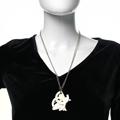 Chanel Resin Butterfly CC Necklace Multicolor 2 of 5