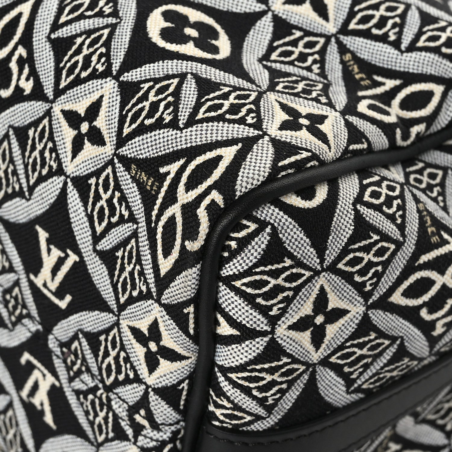 Louis Vuitton Jacquard Since 1854 Speedy Bandouliere 25 Grey 8 of 10