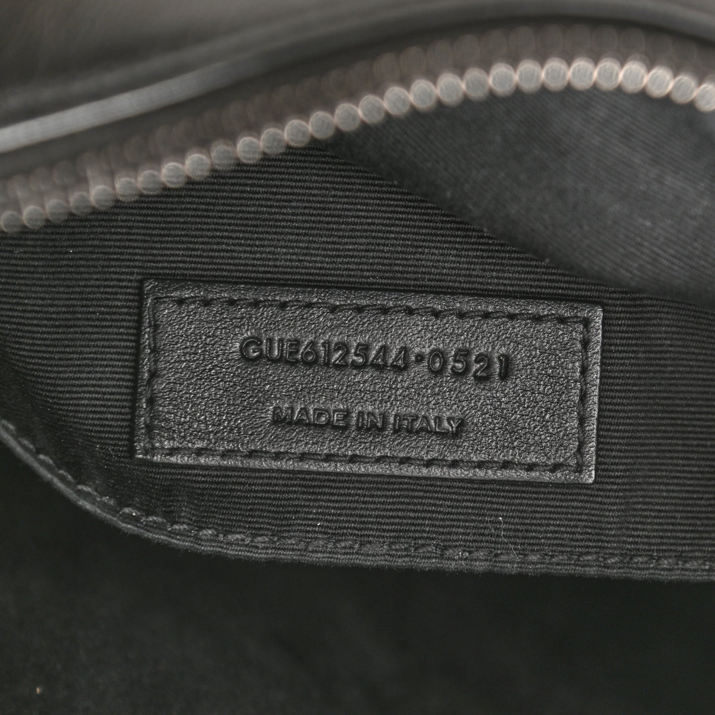 Calfskin Matelasse Monogram Lou Camera Bag Black