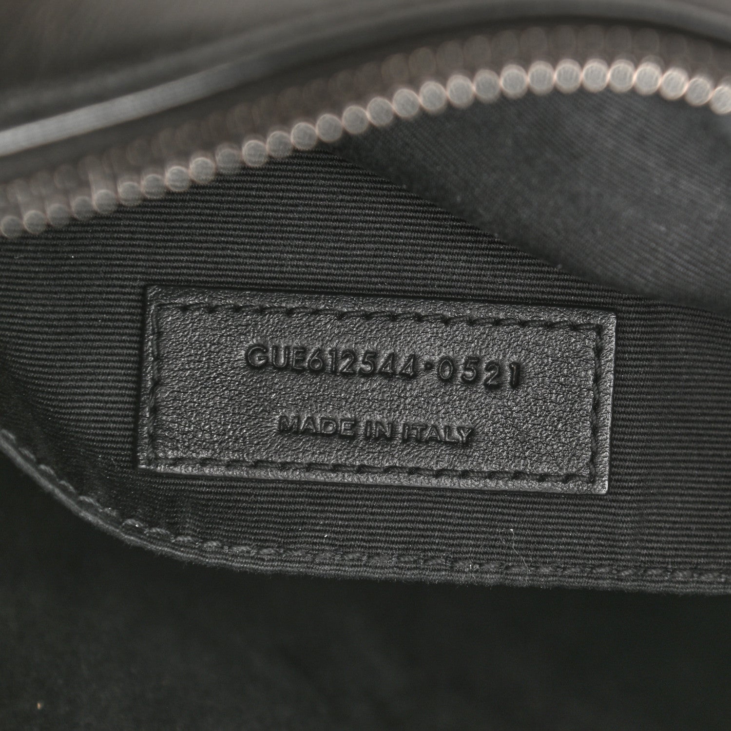Saint Laurent Calfskin Matelasse Monogram Lou Camera Bag Black 7 of 9