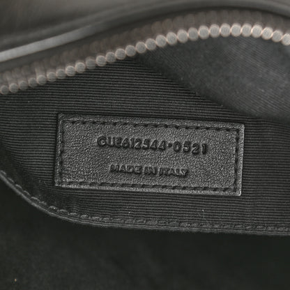 Saint Laurent Calfskin Matelasse Monogram Lou Camera Bag Black 7 of 9