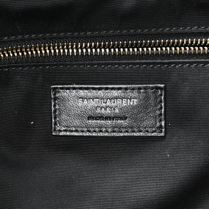 Saint Laurent Lambskin Quilted Maxi Icare Shopping Tote Black 6 of 10