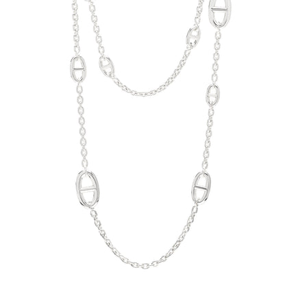 Hermes Sterling Silver Farandole Necklace 120 1 of 4