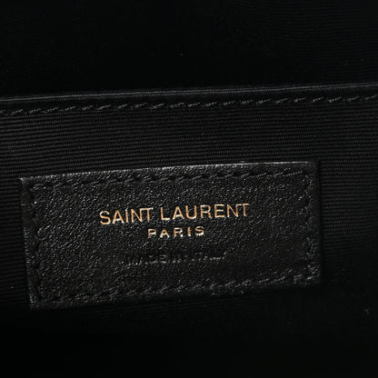 Saint Laurent Calfskin Matelasse Monogram Lou Camera Bag Dark Beige 6 of 9