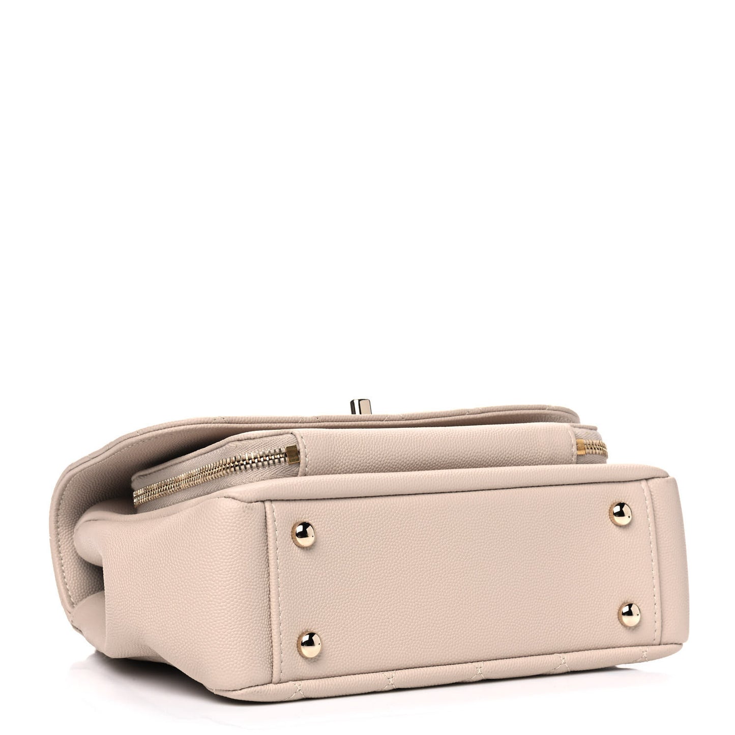 Caviar Quilted Medium Business Affinity Flap Beige
