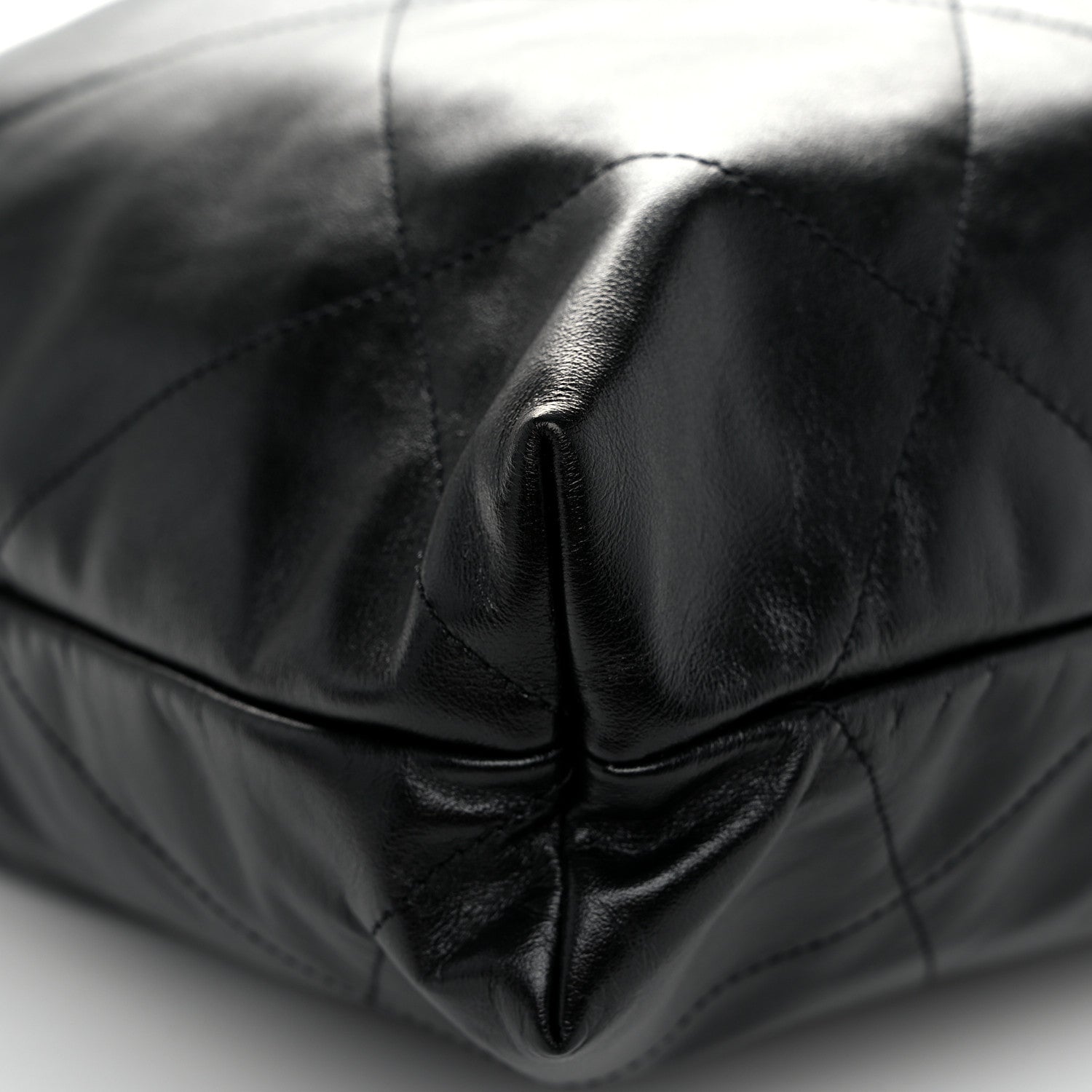 Chanel Shiny Calfskin Quilted Chanel 22 Black 10 of 11
