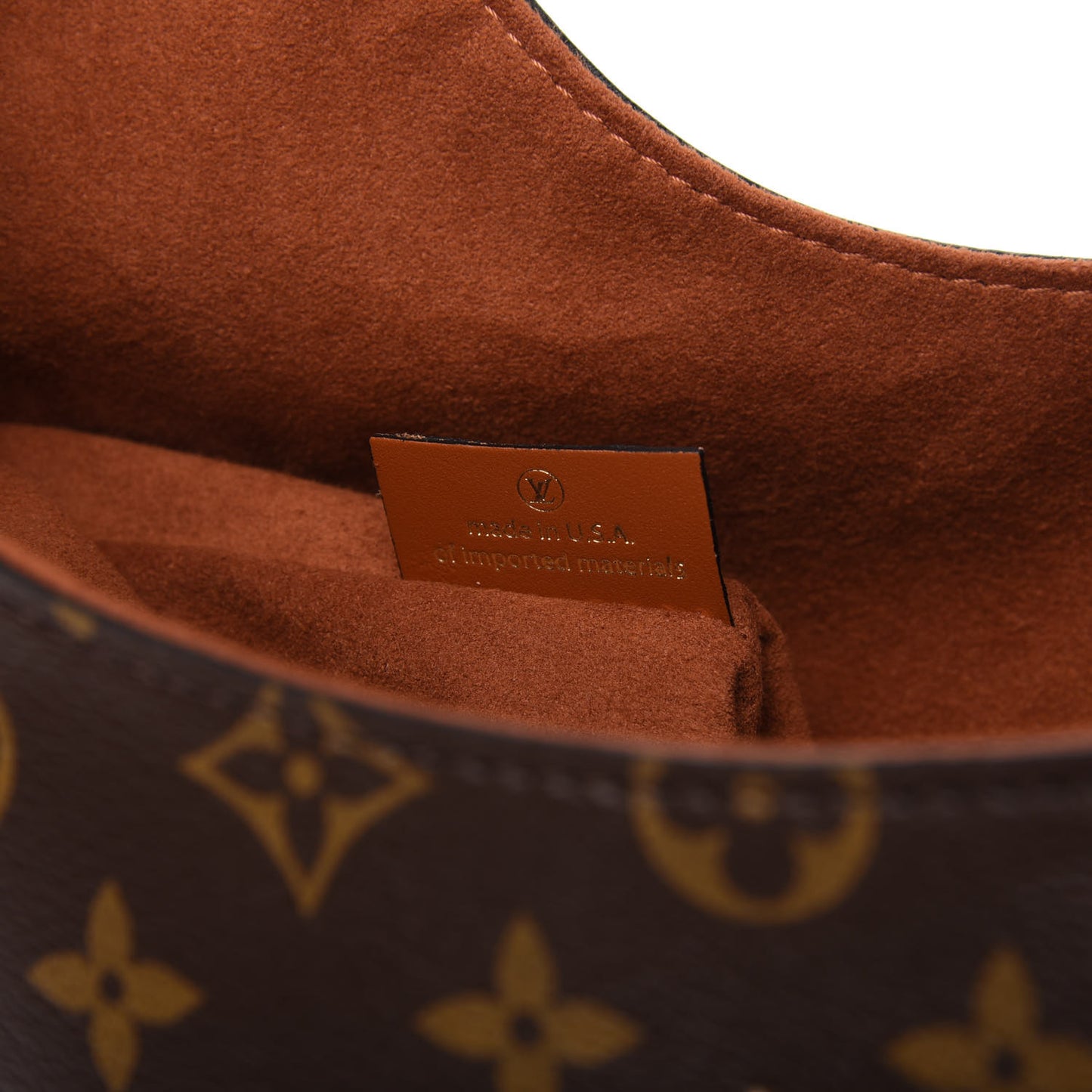 Monogram Flower Hobo Caramel
