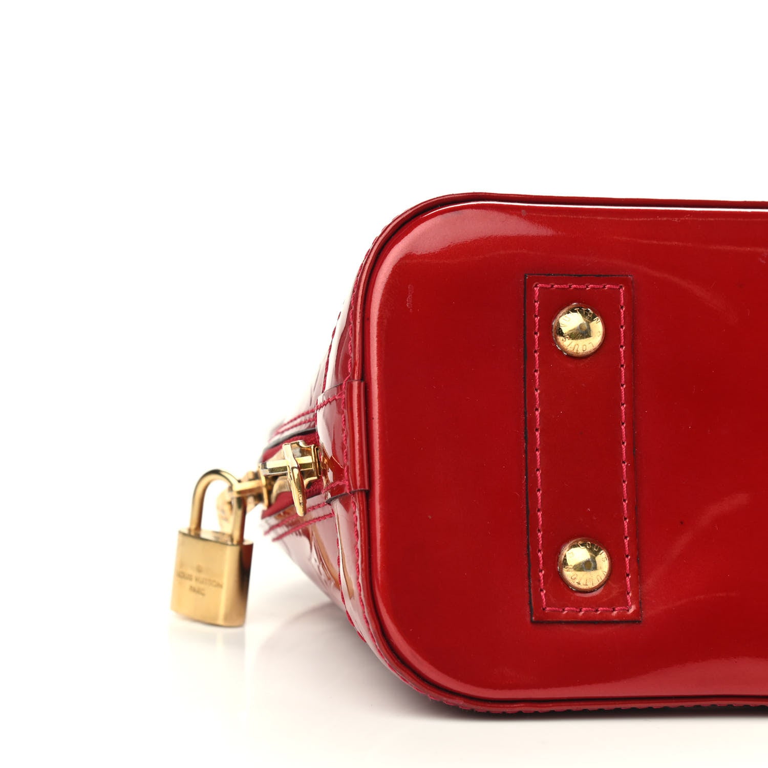 Louis Vuitton Vernis Alma BB Pomme D'Amour 6 of 7