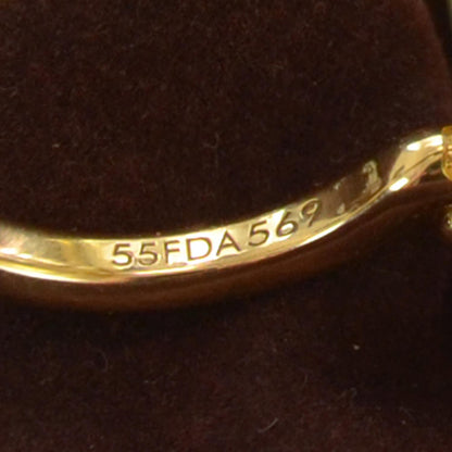 Louis Vuitton 18k Gold Emprise Fleur Ring 7 5 of 6