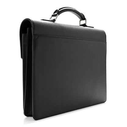 Louis Vuitton Taiga Neo Robusto 2 Compartment Briefcase Black 5 of 25