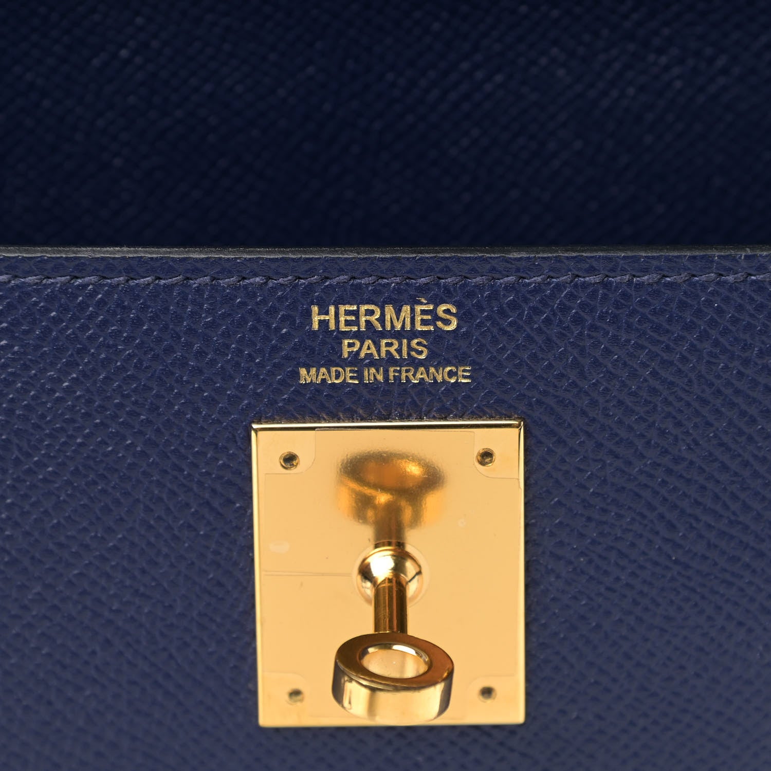 Hermes Epsom Kelly Sellier 32 Bleu Saphir 6 of 11