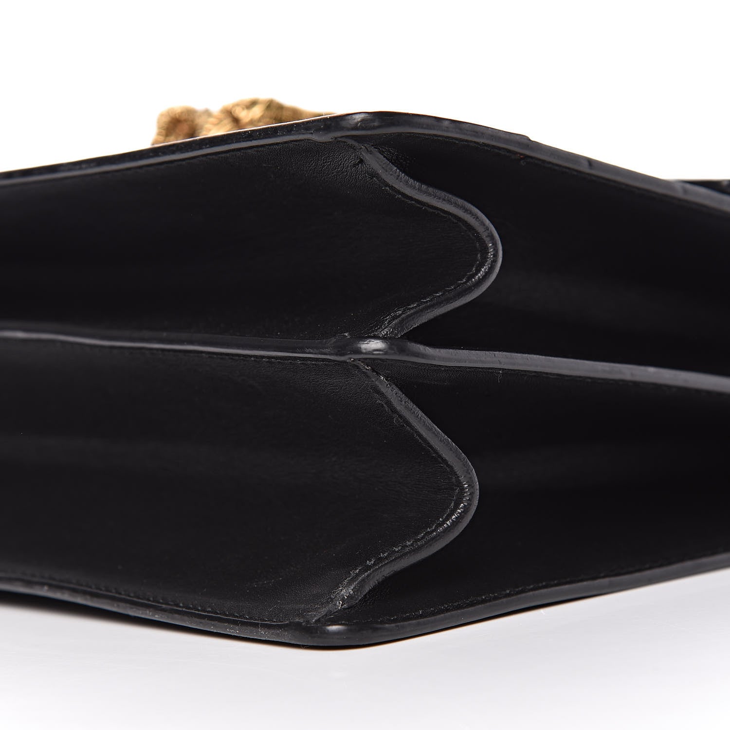 Gucci Calfskin Bamboo Web Large Dionysus Top Handle Bag Black Bright Evergreen Hibiscus Red 22 of 22