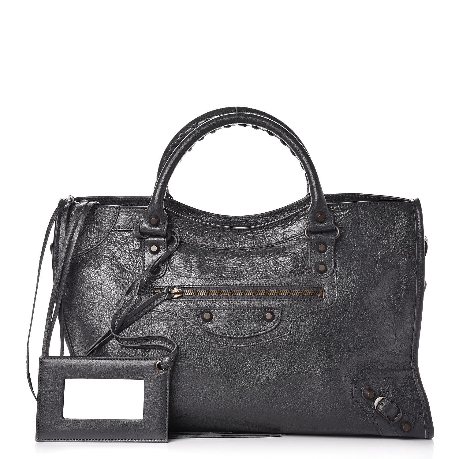 Balenciaga Agneau Classic Hardware City Gris Fossile 1 of 7