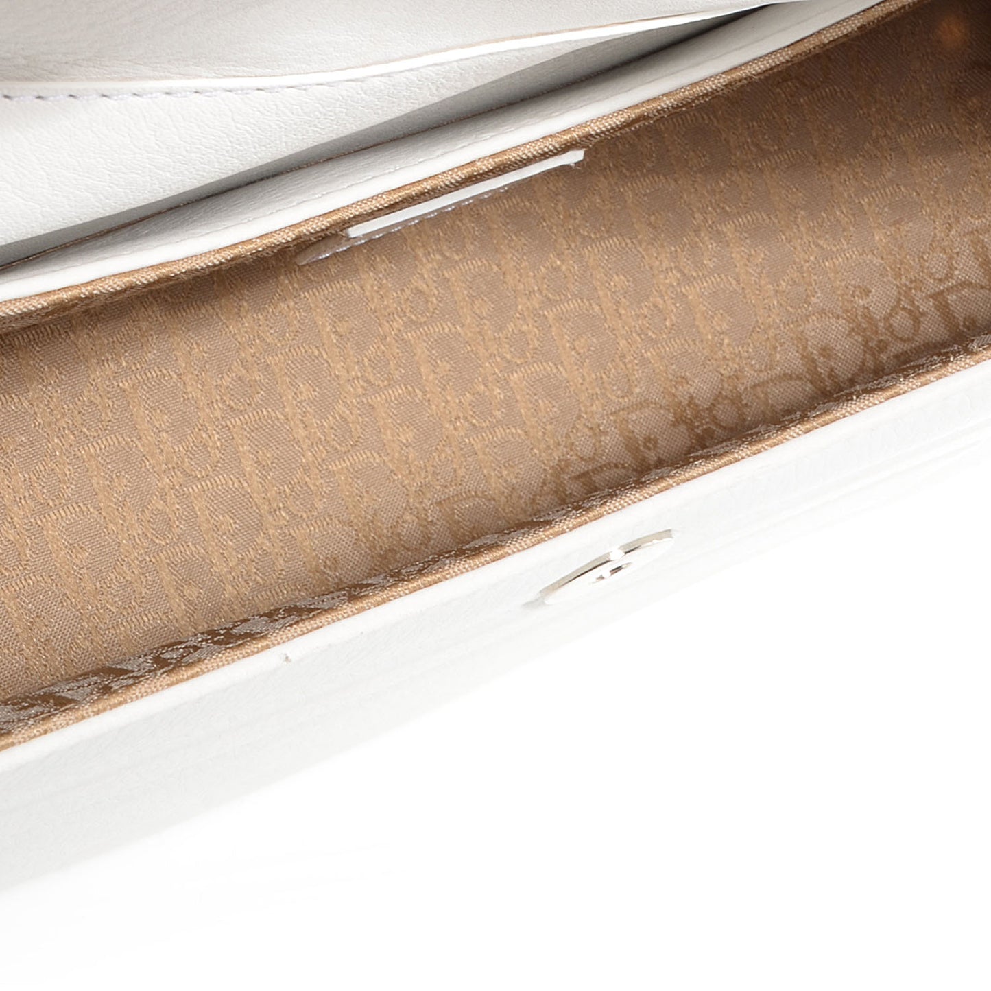 Leather Street Chic Columbus Ave Shoulder Bag White