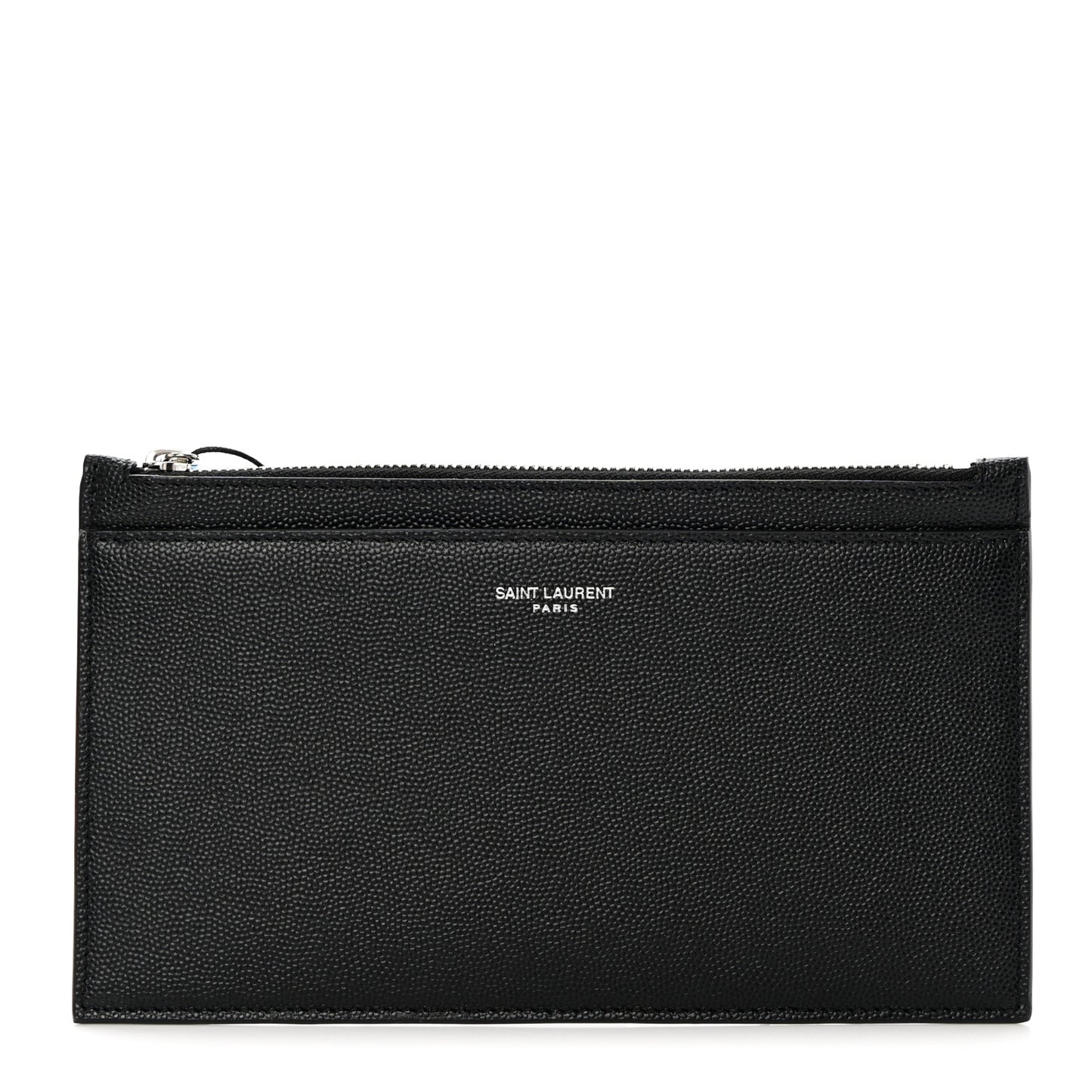 Grain De Poudre Zipped Pouch Black