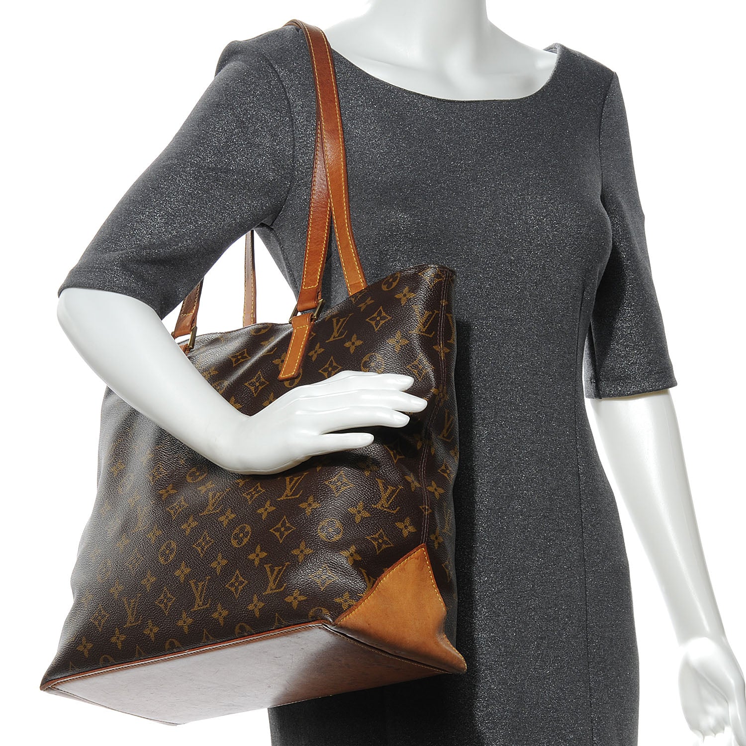 Louis Vuitton Monogram Cabas Mezzo 2 of 12