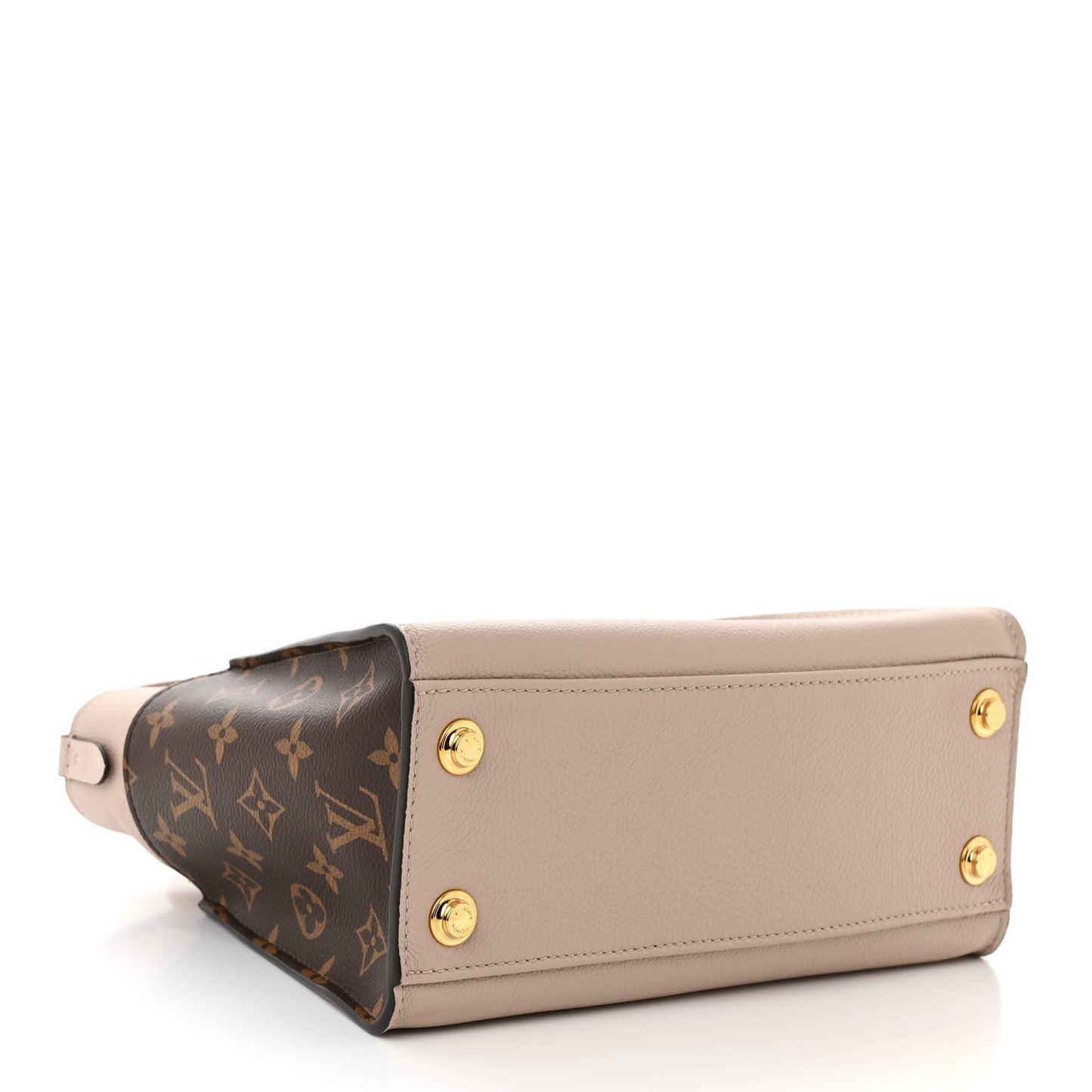 Calfskin Monogram On My Side PM Greige