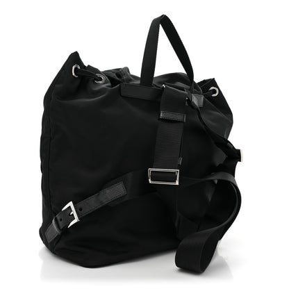 Prada Re-Nylon Saffiano Medium Backpack Black 3 of 9