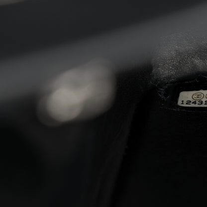 Chanel Shiny Crocodile Jumbo Single Flap Black 8 of 11