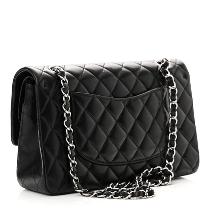 Chanel Lambskin Quilted Medium Double Flap Black 3 of 10