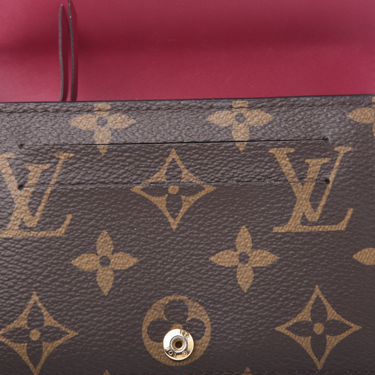 Louis Vuitton Monogram Flore Compact Wallet Fuchsia 7 of 7