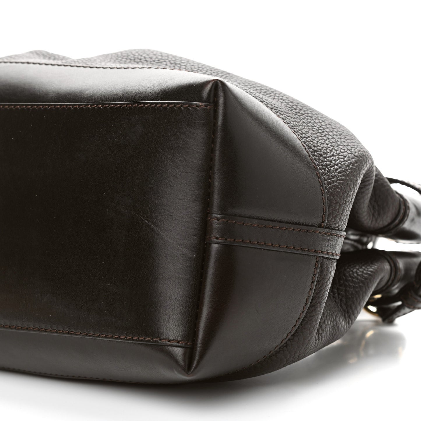 Bridle Calfskin Hepburn Satchel Brown