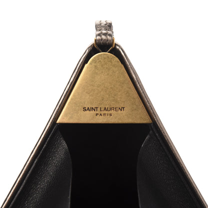 Saint Laurent Lambskin Pyramid Clutch 8 of 11