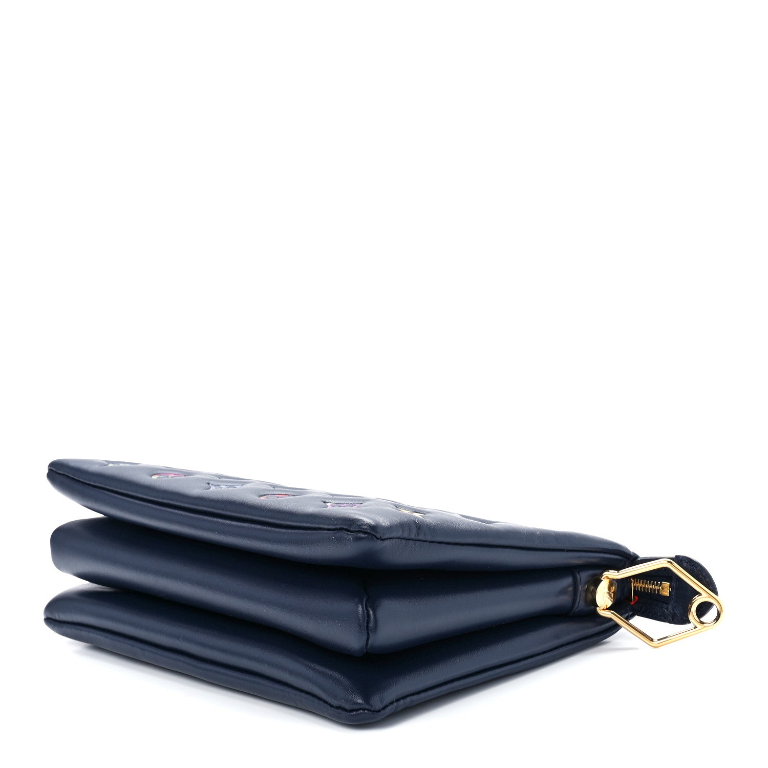 Louis Vuitton Lambskin Embossed Monogram LV Garden Coussin PM Navy 8 of 10