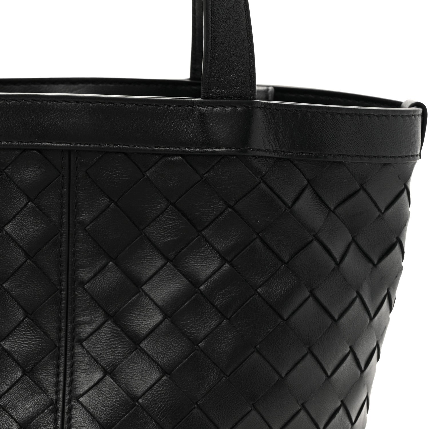 Bottega Veneta Nappa Intrecciato Small Flip Flap Tote Black 7 of 10