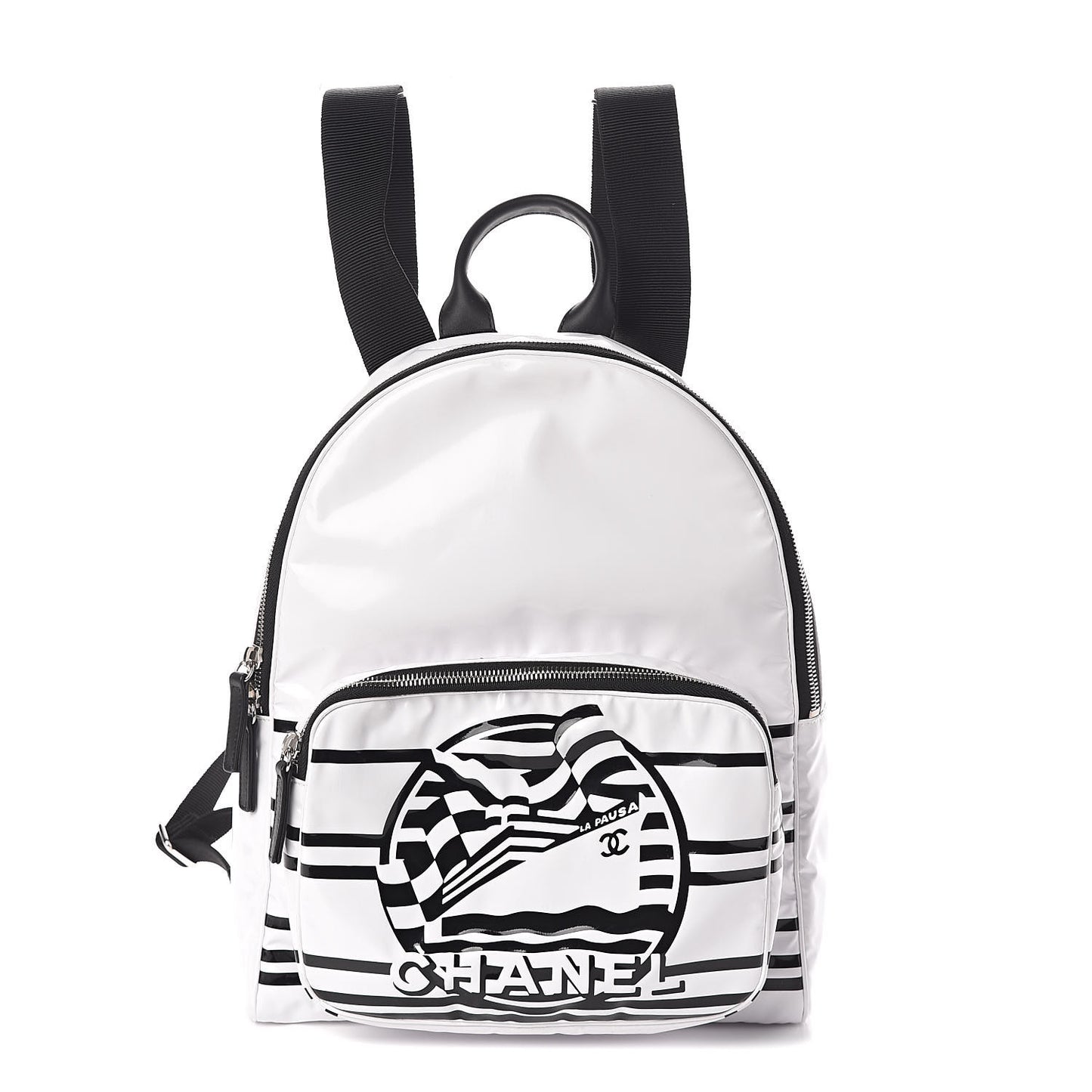 Vinyl La Pausa Bay Backpack White