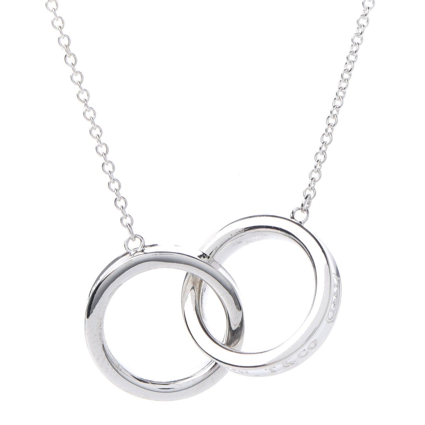 Sterling Silver 1837 Interlocking Circles Pendant Necklace