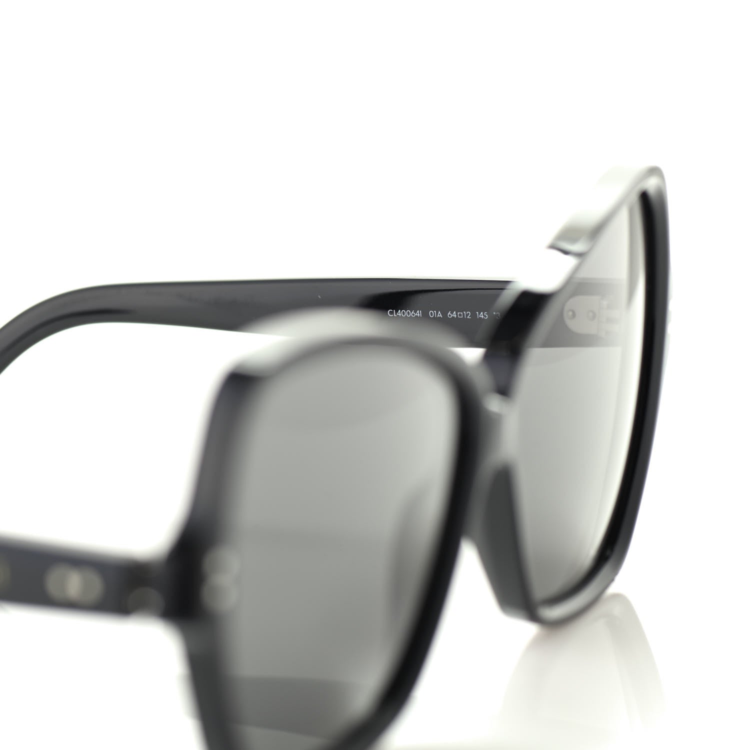 Celine Acetate Butterfly Sunglasses CL40064I Black 6 of 7