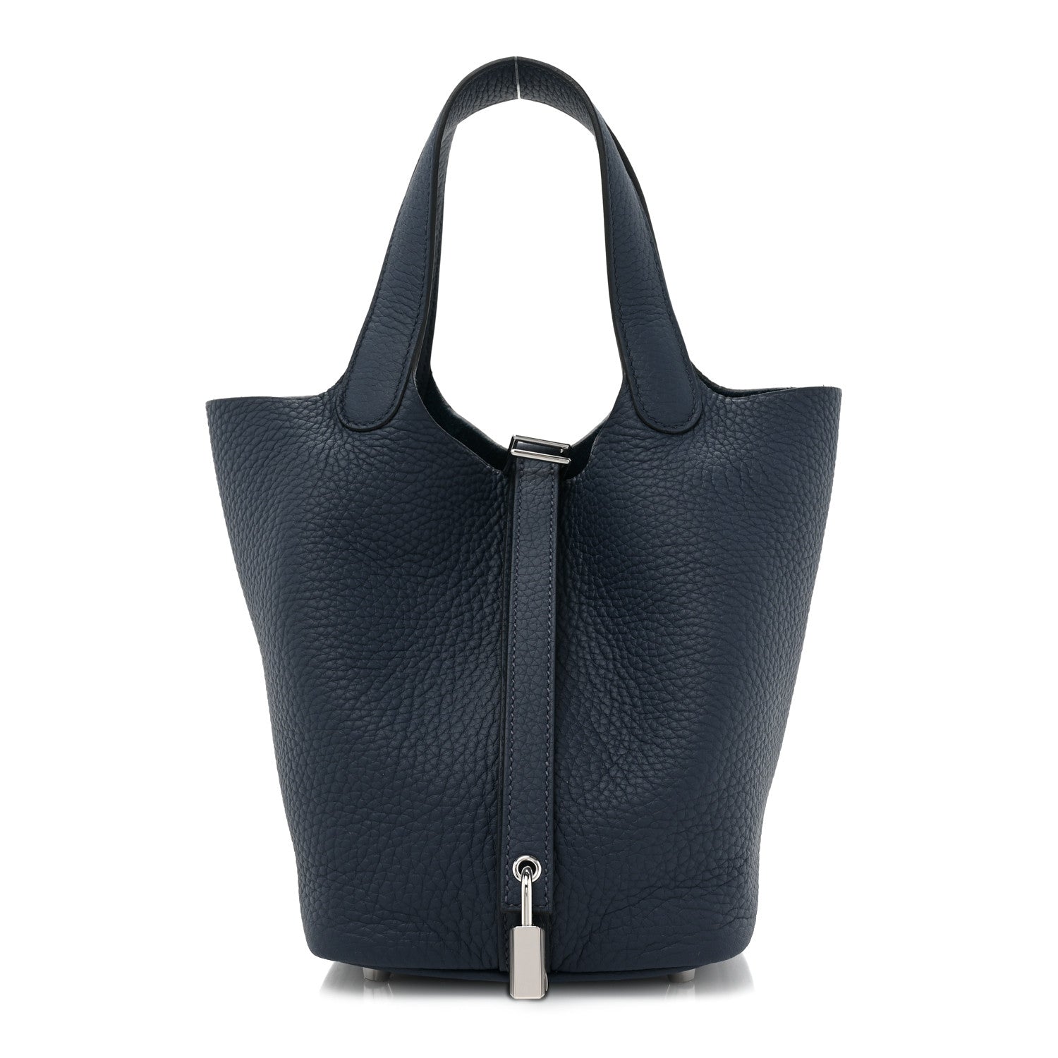 Hermes Taurillon Clemence Picotin Lock 18 PM Bleu de Prusse 1 of 10
