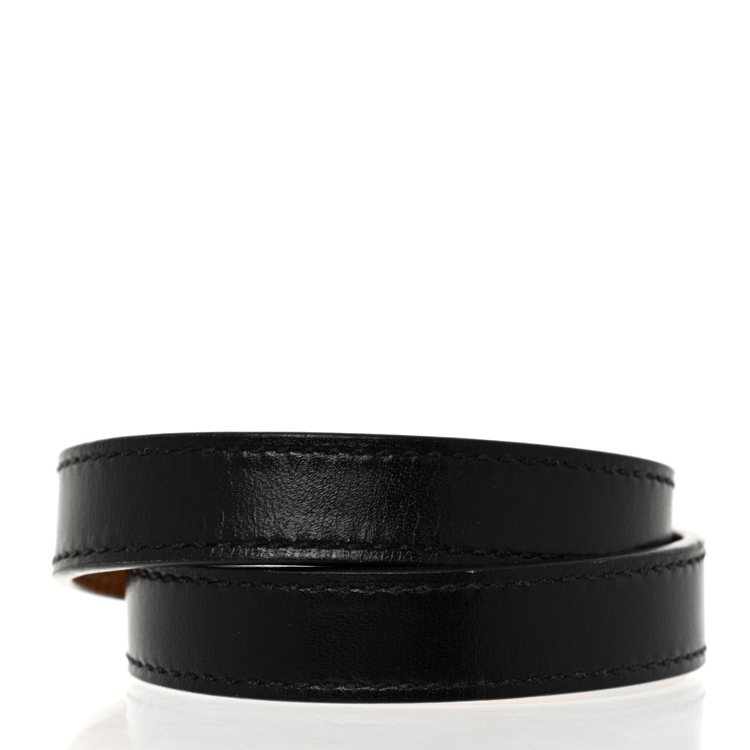 Hermes Box Kelly Double Tour Bracelet S Black 3 of 7