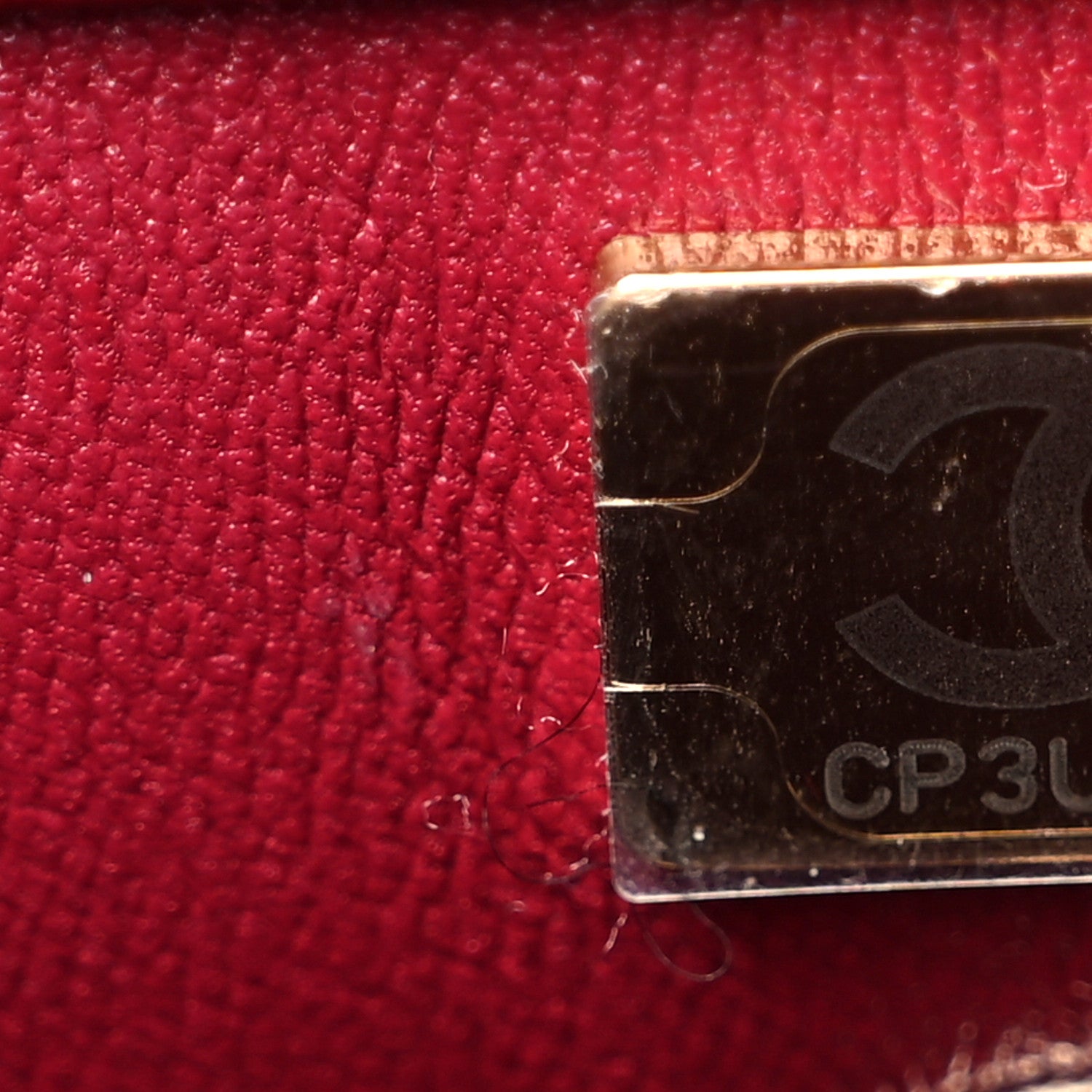 Chanel Caviar Lizard Embossed Quilted Mini Coco Handle Flap Burgundy 7 of 10