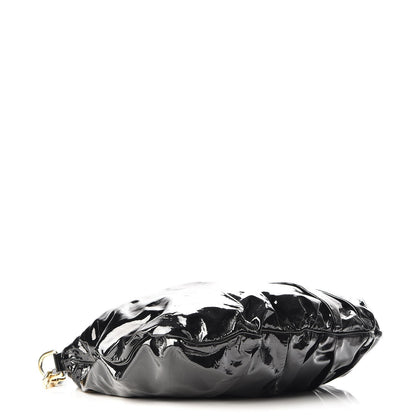 Gucci Patent Large Hysteria Top Handle Bag Black 5 of 9