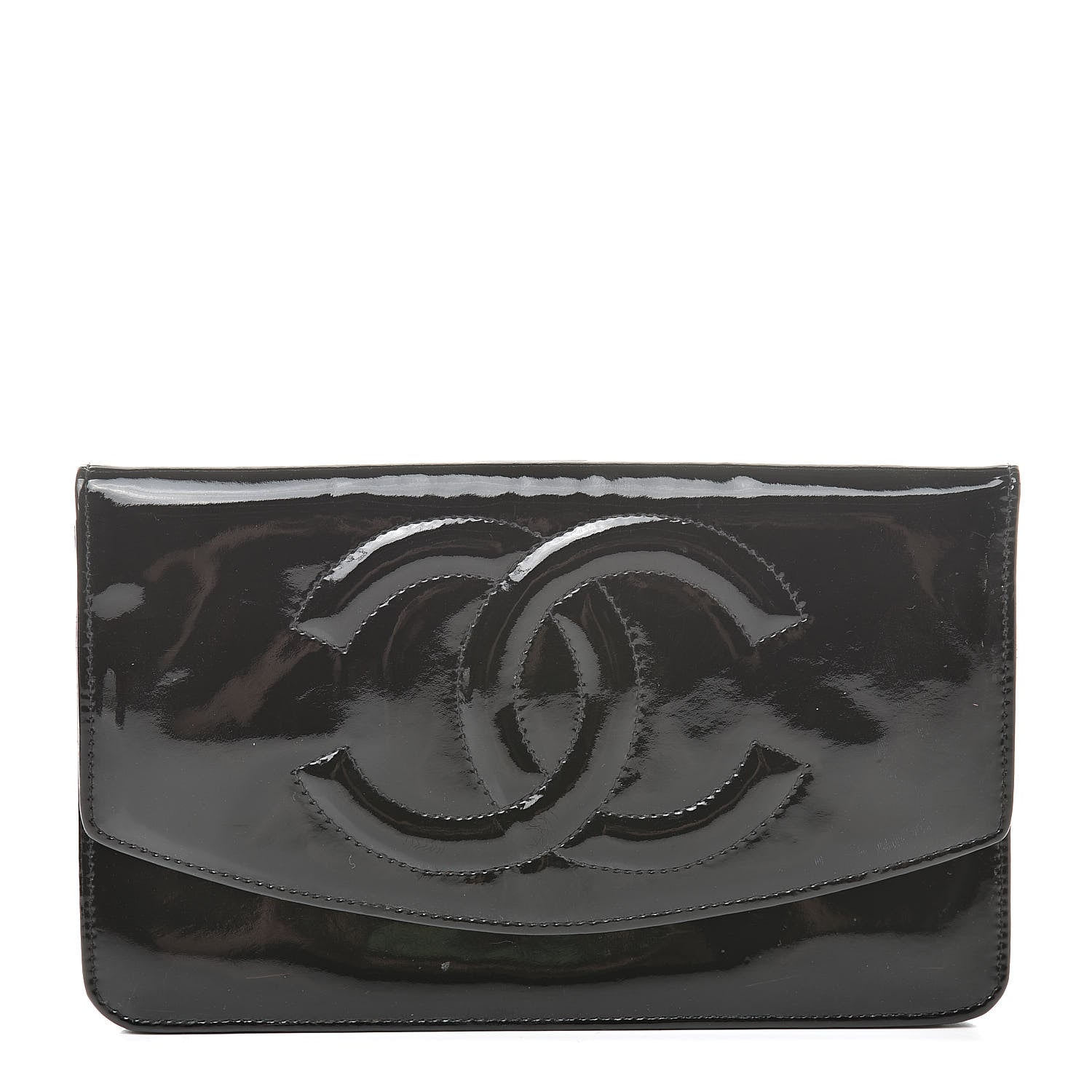 Chanel Patent Timeless CC Wallet Black 1 of 15