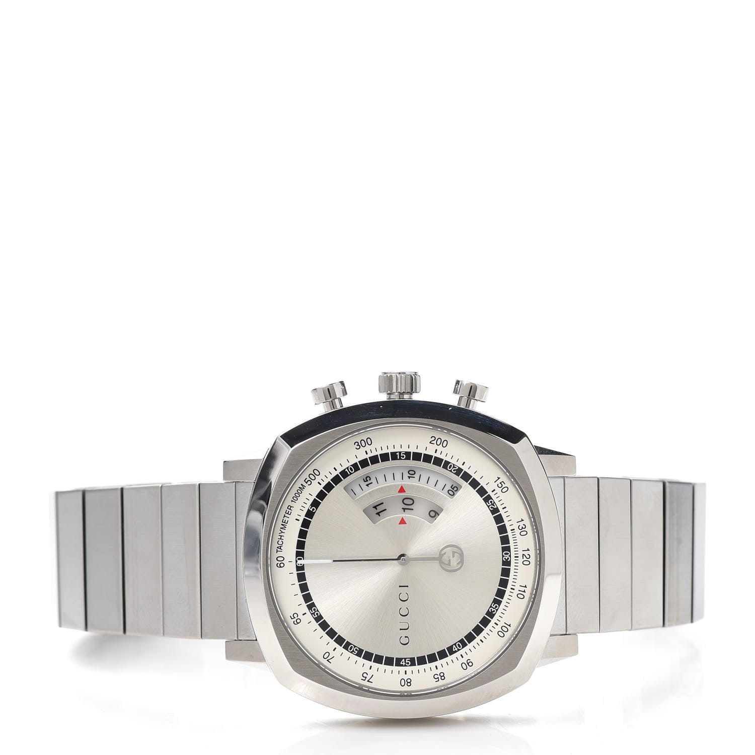 Gucci Stainless Steel 40mm Grip Quartz Watch 2 of 6