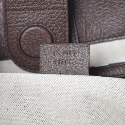 Gucci Soft GG Supreme Monogram Courrier Medium Crossbody Tote Beige New Acero 7 of 9