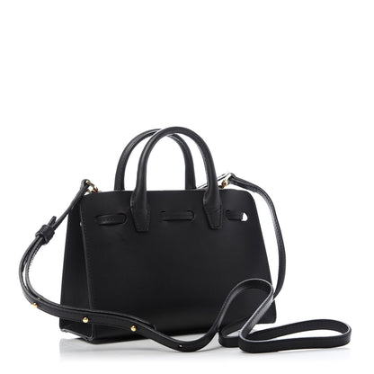 Mansur Gavriel Vegetable Tanned Calfskin Mini Mini Sun Bag Black Flamma 3 of 8