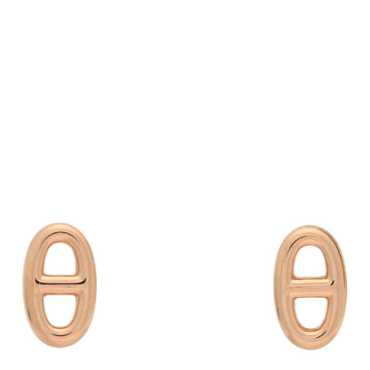 Hermes 18K Rose Gold TPM Farandole Stud Earrings 1 of 5